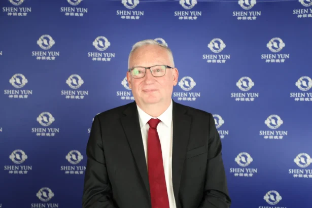 David Limbrick at Shen Yun Performing Arts at the Plenary Theatre in Melbourne, Australia, on March 6, 2026.  (NTD)