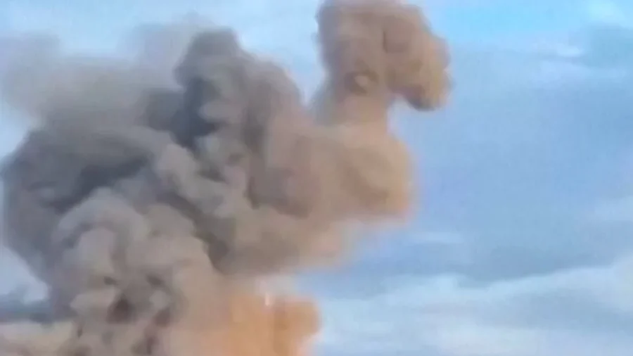 Thick Smoke Billows From Air Base in Iran