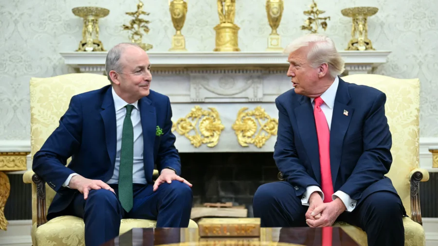 Trump Meets With Irish Prime Minister Micheal Martin