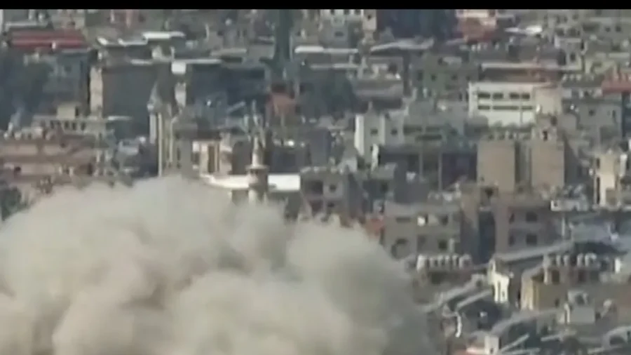 Large Explosions Heard, Plumes of Smoke Seen on Beirut Skyline