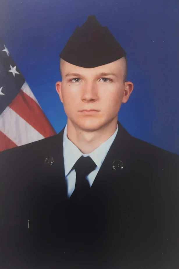 This image provided by the Ohio National Guard shows Capt. Curtis J. Angst. (Ohio National Guard via AP)