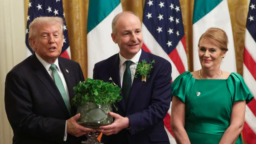 Trump Celebrates Irish Contributions to US