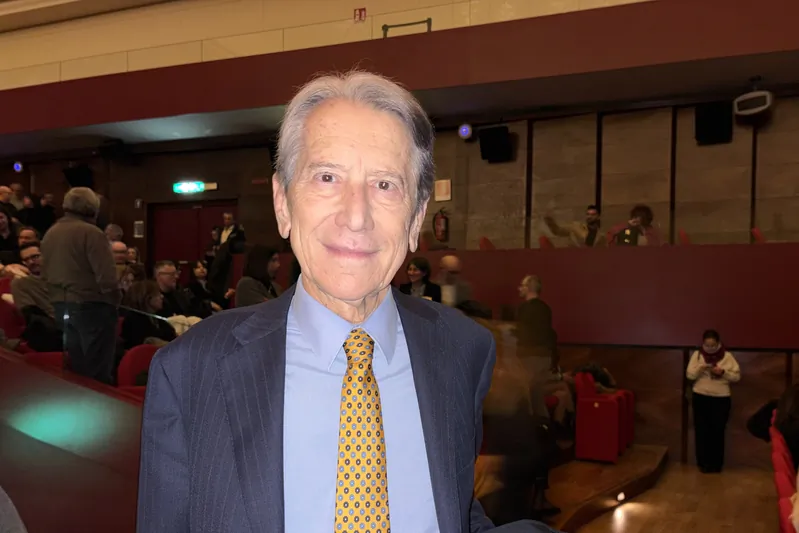 Former Italian Foreign Minister and Senator Giulio Terzi attended the inaugural performance of Shen Yun New York Company at Rome's Auditorium della Conciliazione on Feb. 13, 2026. (Alessandro Starnoni/The Epoch Times)