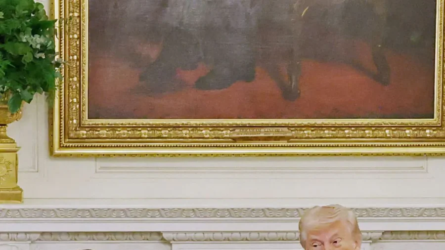 Japanese PM Compliments Barron Trump as 'Good-Looking Gentleman' at White House