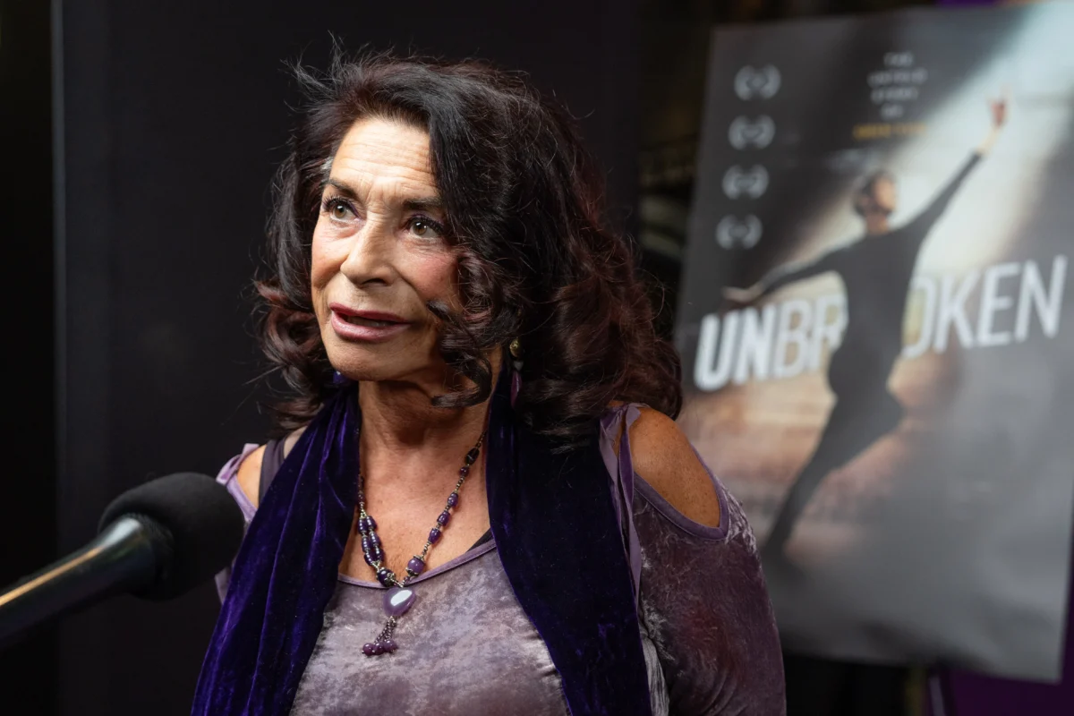 TV producer Maria Cavenaghi attends the world premiere of "Unbroken: The Untold Story of Shen Yun" at AMC Theater at Lincoln Square in New York City on March 24, 2026. (Samira Bouaou/The Epoch Times)
