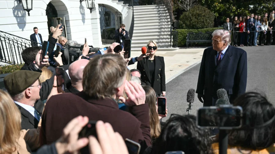 Trump Delivers Remarks to Farmers at South Lawn