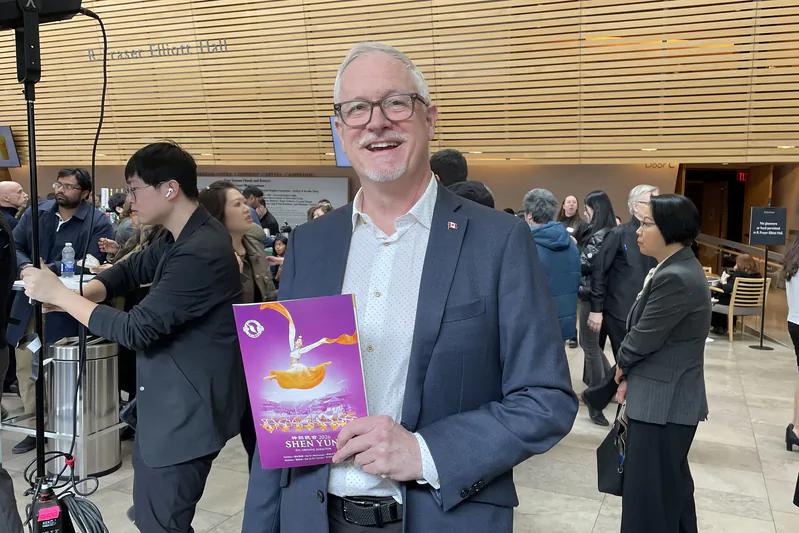 Former Conservative MP Colin Carrie at the Shen Yun show at the Four Seasons Centre for the Performing Arts in Toronto on March 28, 2026. (The Epoch Times)