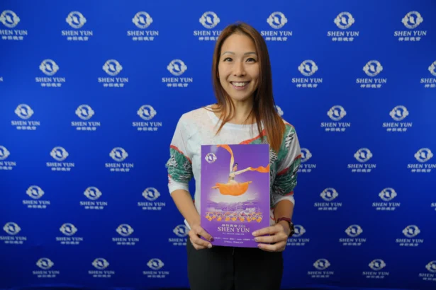Councillor Michelle Chuang at the Shen Yun Performing Arts performance at Sydney Lyric Theatre on March 24, 2026. (NTD)
