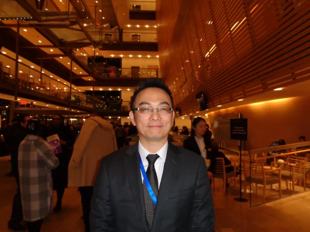 Ethan Liao, deputy director general of the Taipei Economic and Cultural Office in Toronto, attended the Shen Yun performance at the Four Seasons Centre for the Performing Arts in Toronto on the evening of March 28, 2026. (Lisa Li/The Epoch Times)