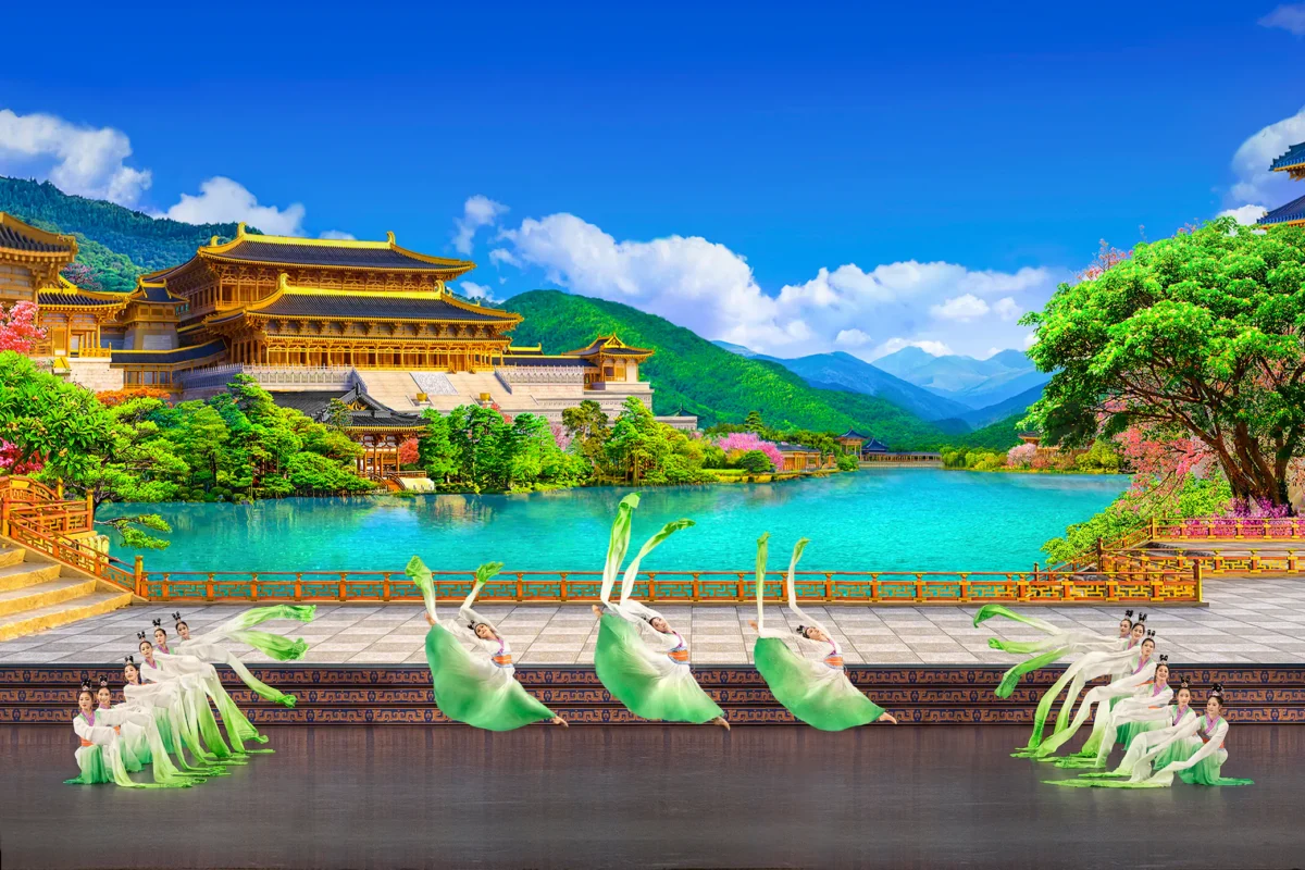 Shen Yun dancers perform on stage during a show in a file photo. (Courtesy of Shen Yun)