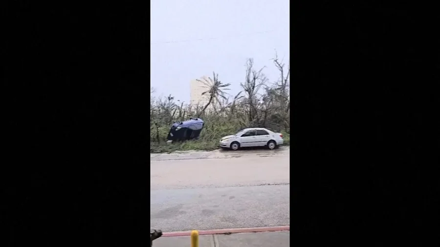 Powerful Winds From Super Typhoon Sinlaku Continue to Impact US Islands in the Pacific