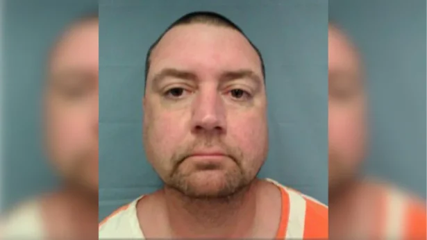 Christopher Gillum, 45, of Chapel Hill, was arrested at a hotel in Destin, Fla., on April 22, 2026. (Courtesy of the Okaloosa County Sheriff’s Office)