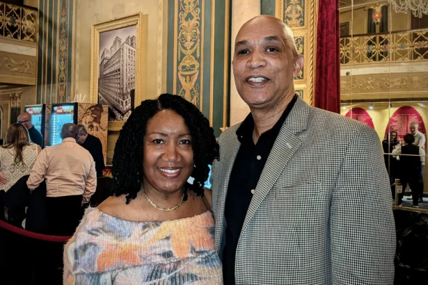 Cynthia and Dave Bell enjoyed Shen Yun's evening show at the Detroit Opera House on April 24, 2026. (Charlie Lu/The Epoch Times)