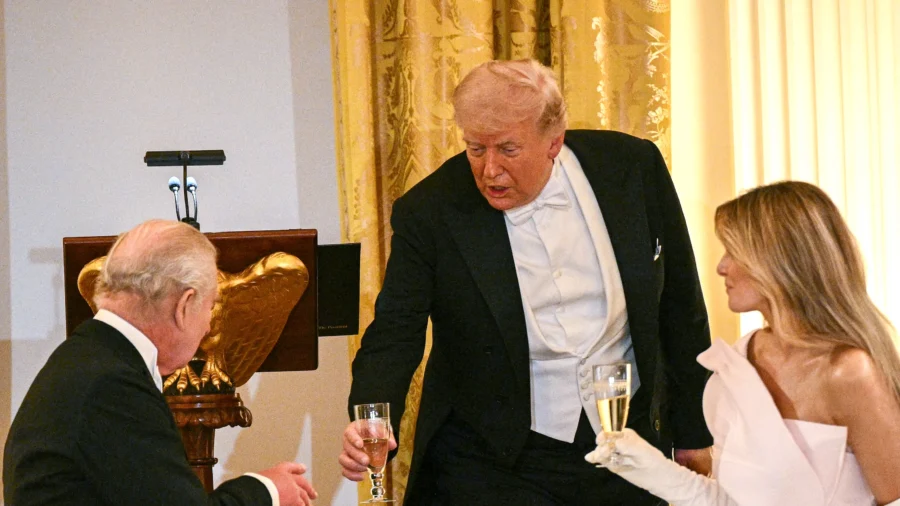 Trump Hosts State Dinner With King Charles
