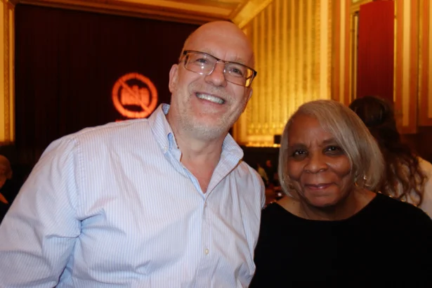 C.J. Vassar and Shirley Daniel attended Shen Yun Performing Arts at the Civic Opera House in Chicago on May 2, 2026. (Michael Huang/The Epoch Times)