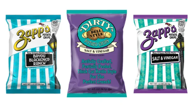 Utz Quality Foods voluntarily recalled limited varieties of Zapp’s and Dirty brand potato chips on May 4, 2026. (Courtesy of the Food and Drug Administration)