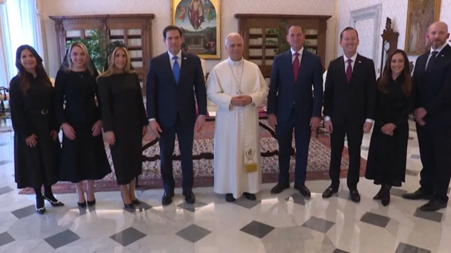 Rubio Meets Pope Leo in Vatican City