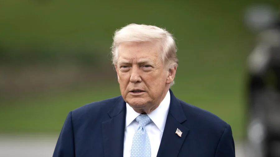 Trump Departs White House for Beijing