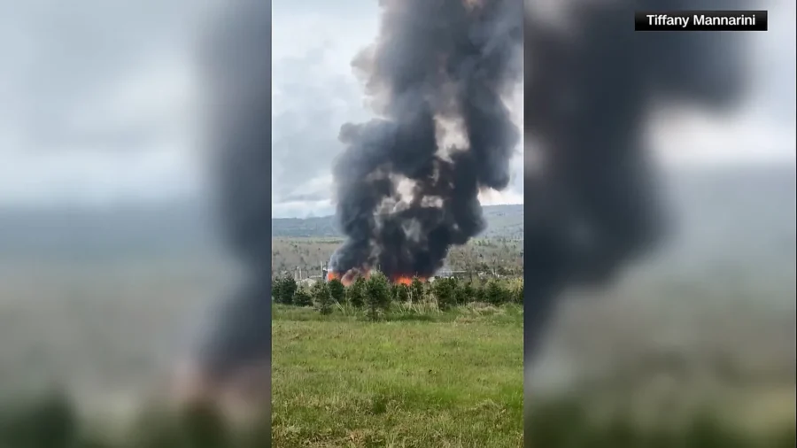 1 Dead After Explosion, Fire at Maine Lumber Facility