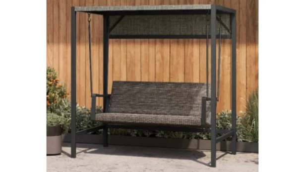 Nearly 20,000 Agio Menlo Woven Patio Swings were recalled on May 14 for posing a risk of serious injury or death from a fall hazard.  (Courtesy of the U.S. Consumer Product Safety Commission)