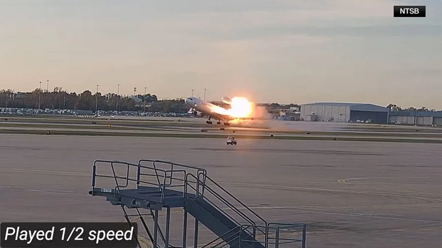 NTSB Releases Video of Engine Separation Before UPS Jet Crash in Louisville