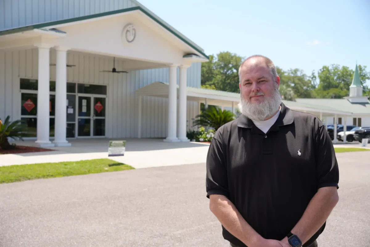 Richard Willis is a GOP Georgia voter that participated in the state's primary election. He cast his ballot at the Blythe Island Baptist Church in Brunswick, Georgia, on May 19, 2026. (Troy Myers/Epoch Times)
