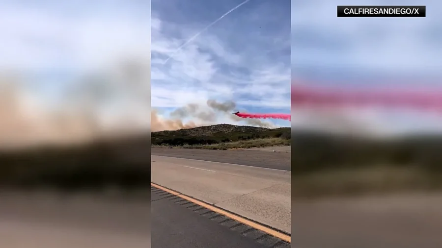 California’s Tusil Fire Rages On in San Diego County