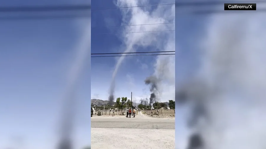Smoke Devil Billows From California’s Verona Fire