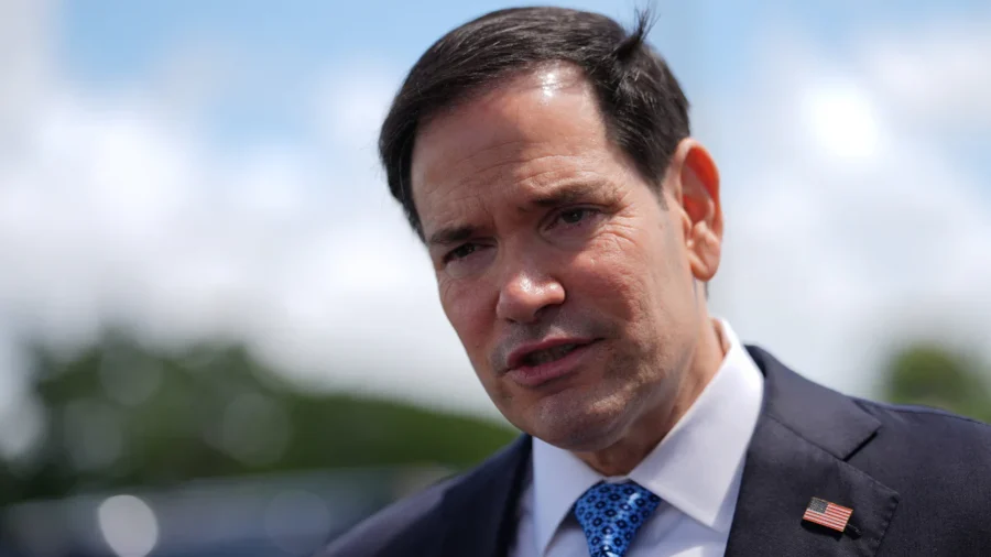 Rubio Holds Press Gaggle