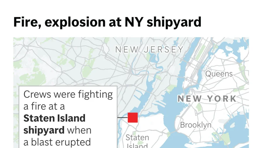 Shipyard Blast on Staten Island Leaves 1 dead, 36 Injured