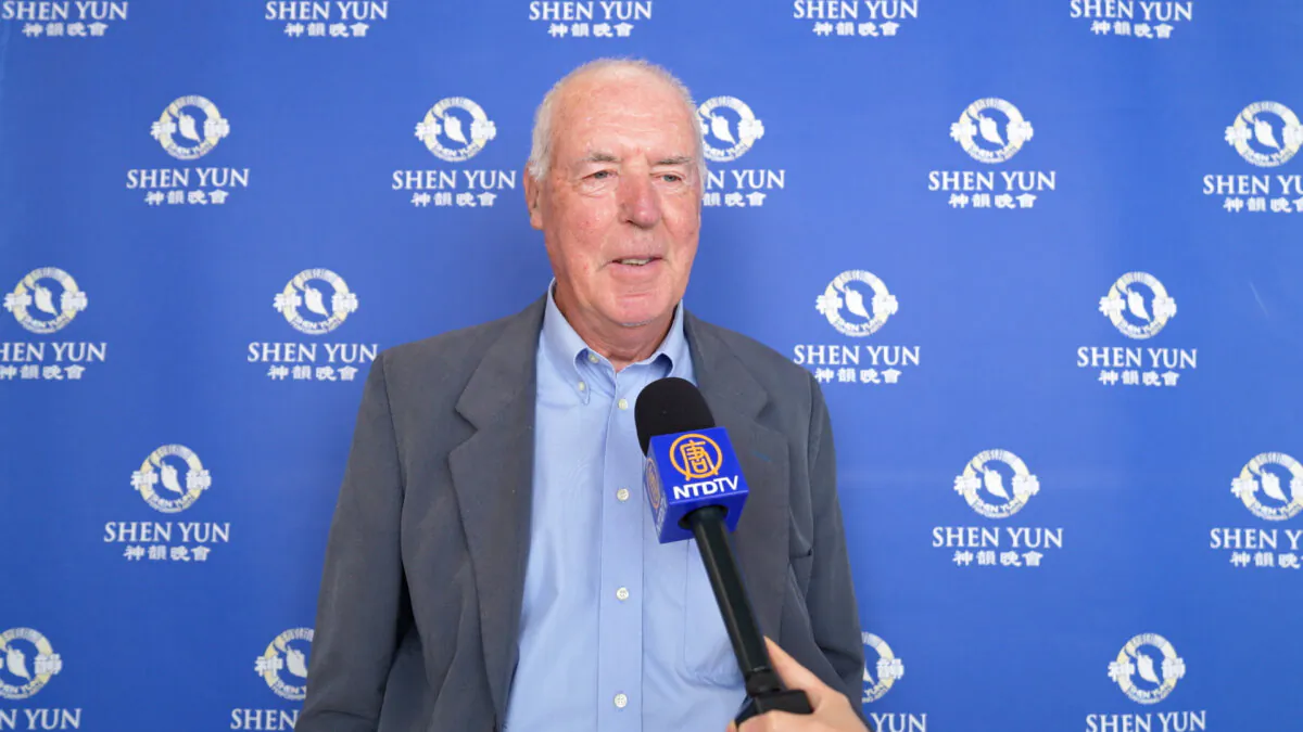 Gérard Hamelle attends Shen Yun at the Palais des Congrès in Paris on the afternoon of May 9, 2026. (NTD)