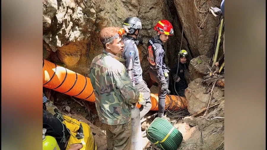 Multinational Team Race to Rescue 7 Villagers Trapped in Laos Cave