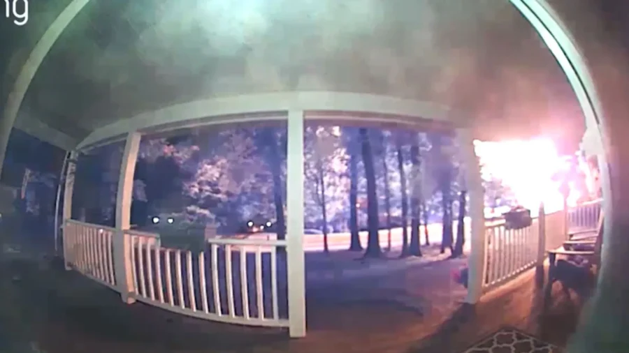 Doorbell Video Shows Fatal Home Explosion in Michigan