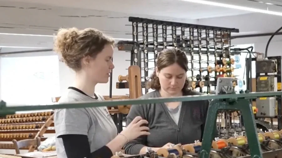 Britain's Silk Ribbon Weaving Industry Is Fading Away