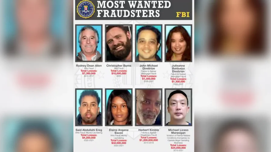 FBI Launches Most Wanted Fraudsters List
