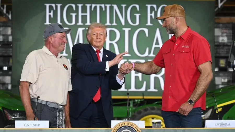 Trump Celebrates Farm-Friendly Achievements During Agriculture Roundtable in Wisconsin