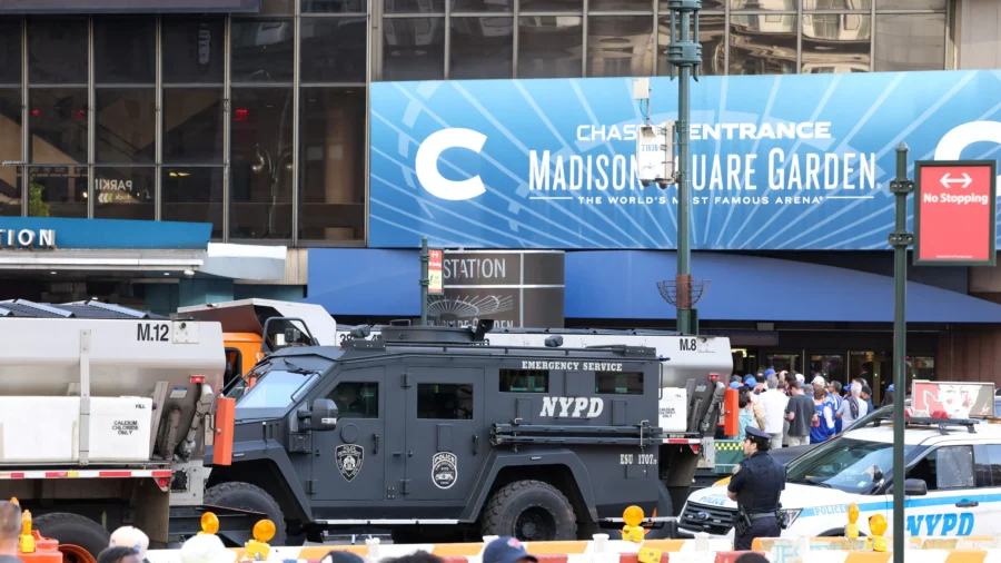 Heavy Security for Trump Attending Game 3 of NBA Finals in New York