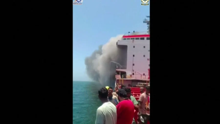 Indian Seafarers Rescued After Missile Attack on Palau-flagged Tanker