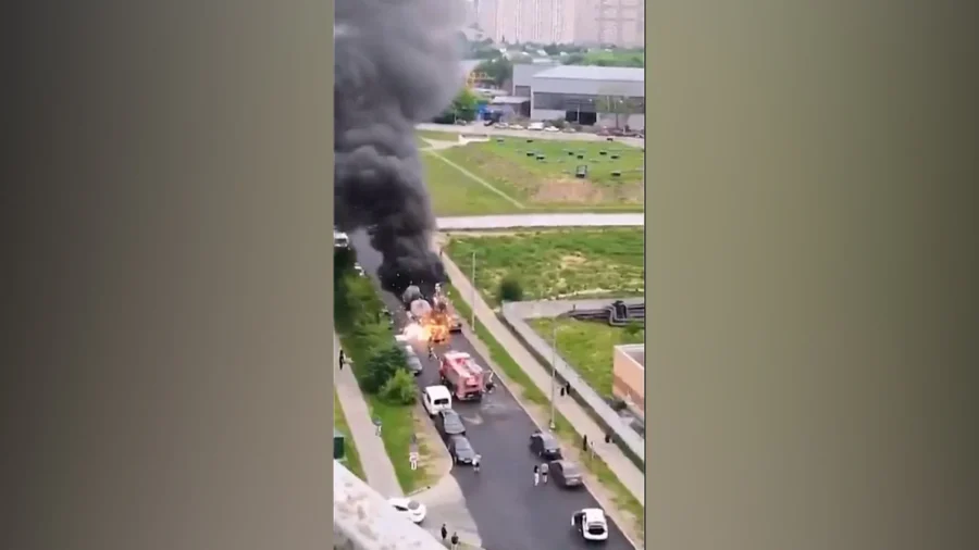 Car Explodes Near Moscow, Killing Driver