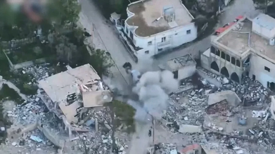 Israeli Military Video Claims to Show Strikes on Hezbollah in Lebanon