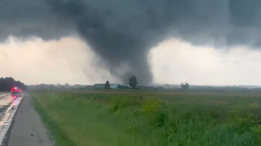 Tornado in Lucerne, Missouri