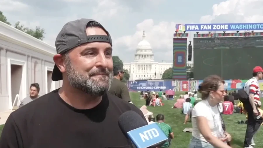 FIFA World Cup Fan Zone Opens In DC's National Mall