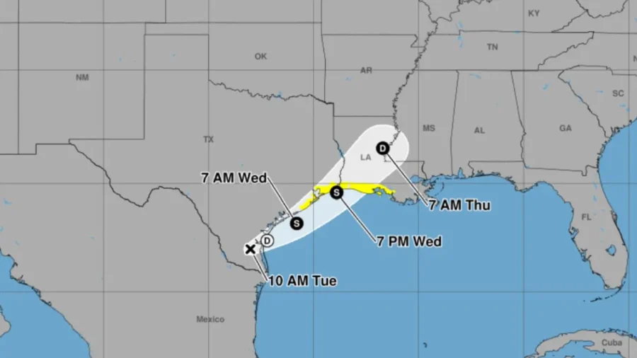 Tropical Storm Watch Issued for Parts of Gulf Coast, Weather Agency Says
