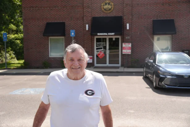 Johnny Ingram said he voted for billionaire Rick Jackson in the gubernatorial race and Rep. Mike Collins in the Senate contest in Kingsland, Ga., on June 16, 2026. (Troy Myers/The Epoch Times)