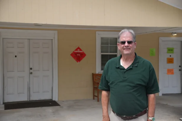 David Green said he believes Rep. Mike Collins has the best chance of winning in November. He cast his ballot at Harriett’s Bluff First Baptist Church in Woodbine, Ga., on June 16, 2026. (Troy Myers/The Epoch Times)