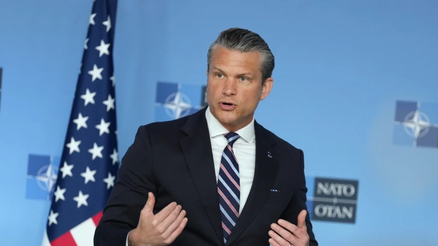 NATO Secretary-General, US War Secretary Deliver Remarks at NATO Defense Ministers Meeting