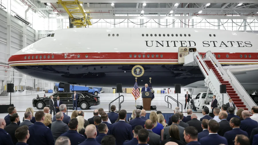Trump Unveils New Air Force One: 'Flying White House'