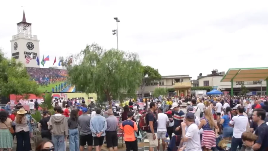 USA Fans Gather for LA World Cup Watch Party