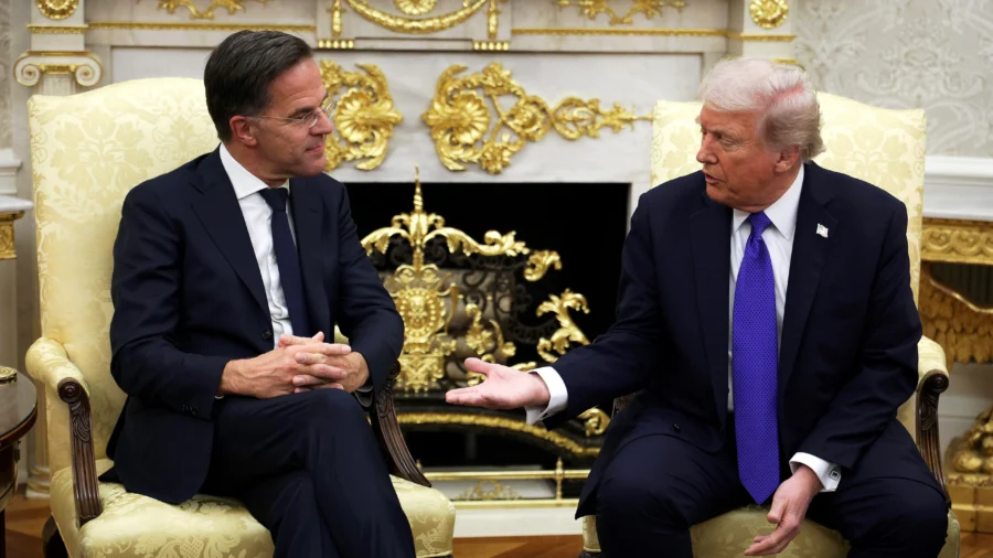 Trump Meets With NATO's Rutte at White House