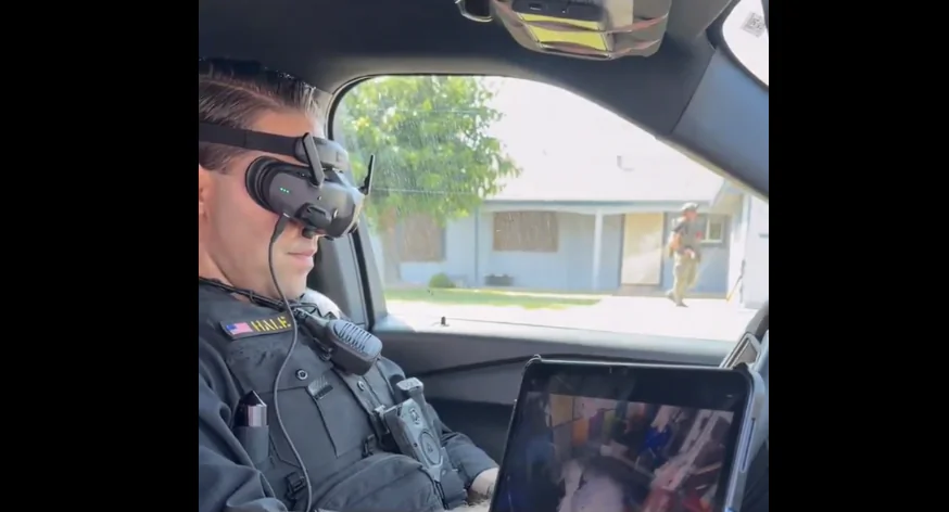 California Deputies Use Drone to Disarm Suspect